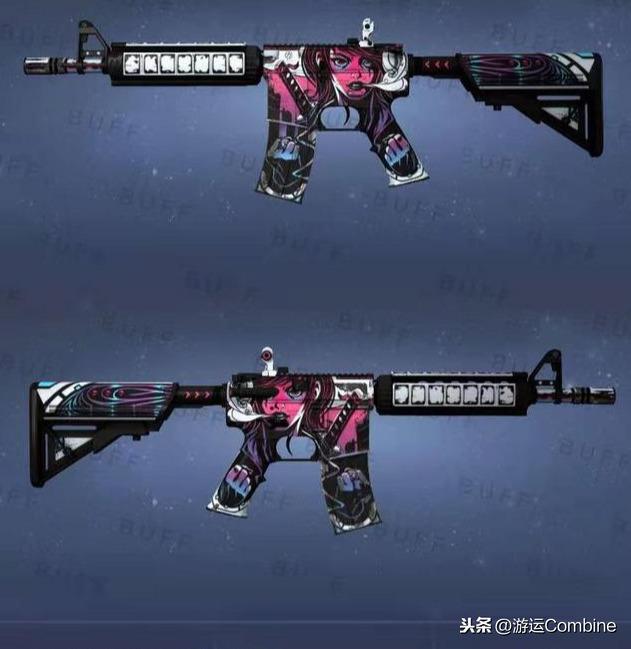 CSGO中M4A4皮肤黑色魅影