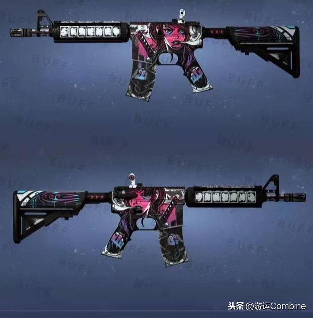 CSGO中M4A4皮肤黑色魅影