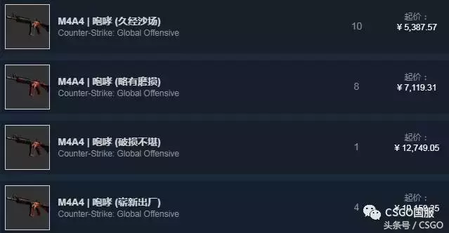 csgo动物系列皮肤推荐