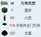 我的世界方块id大全图鉴，我的世界方块id查询