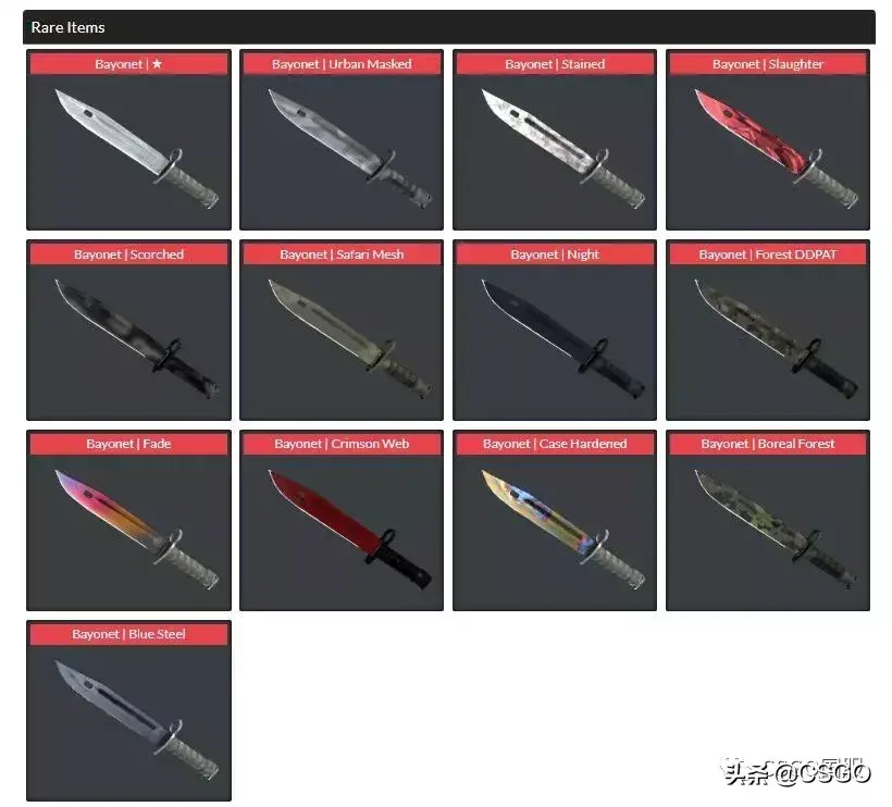 csgo绝版刀最多的箱子是哪个，csgo绝版刀有哪些？