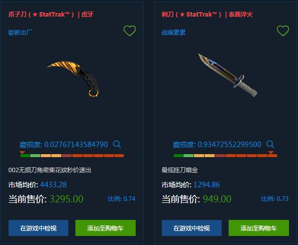 csgo皮肤入门知识