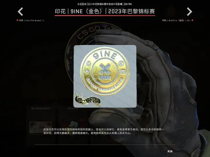 csgo9ine战队的印花是什么，9ine战队成员介绍