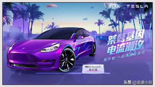 和平精英特斯拉model3是什么车型,是吉普还是轿车