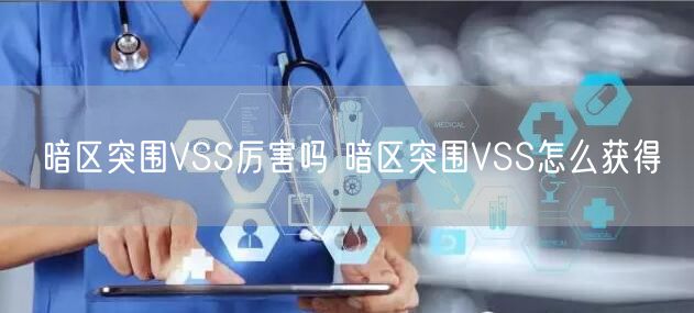 暗区突围VSS厉害吗 暗区突围VSS怎么获得