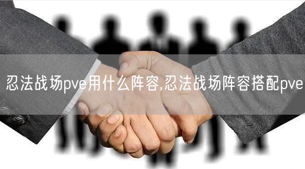 忍法战场pve用什么阵容,忍法战场阵容搭配pve