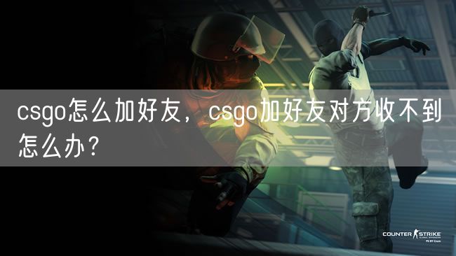 csgo怎么加好友，csgo加好友对方收不到怎么办？