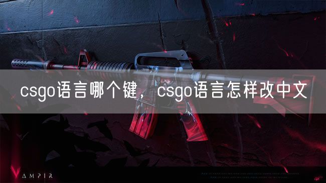 csgo语言哪个键，csgo语言怎样改中文