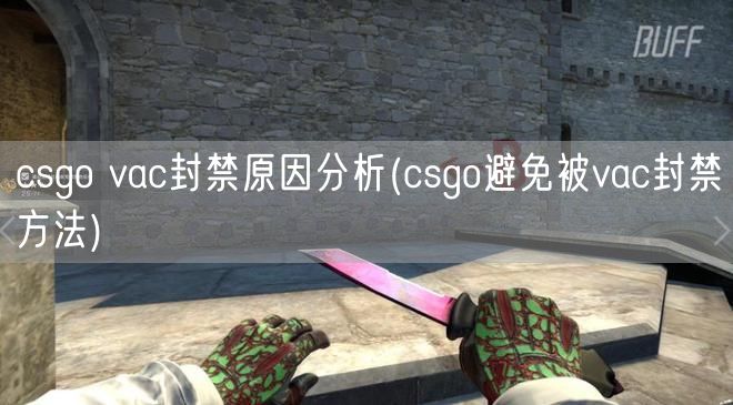 csgo vac封禁原因分析(csgo避免被vac封禁方法)