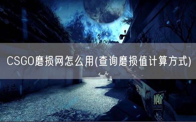 CSGO磨损网怎么用(查询磨损值计算方式)