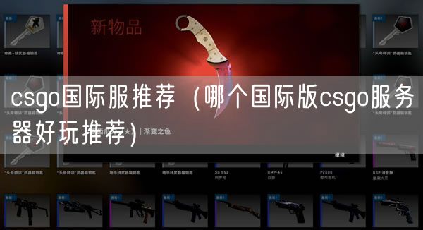 csgo国际服推荐（哪个国际版csgo服务器好玩推荐）