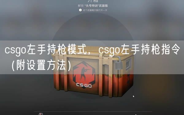 csgo左手持枪模式，csgo左手持枪指令（附设置方法）