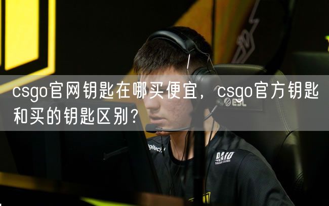 csgo官网钥匙在哪买便宜，csgo官方钥匙和买的钥匙区别？