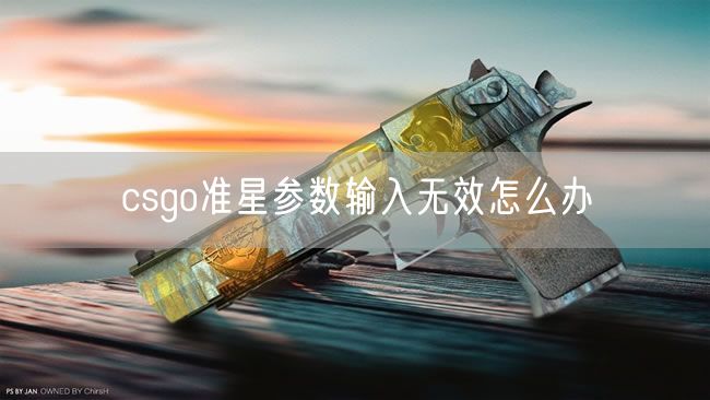 csgo准星参数输入无效怎么办