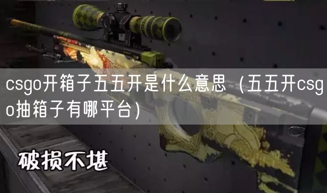 csgo开箱子五五开是什么意思（五五开csgo抽箱子有哪平台）