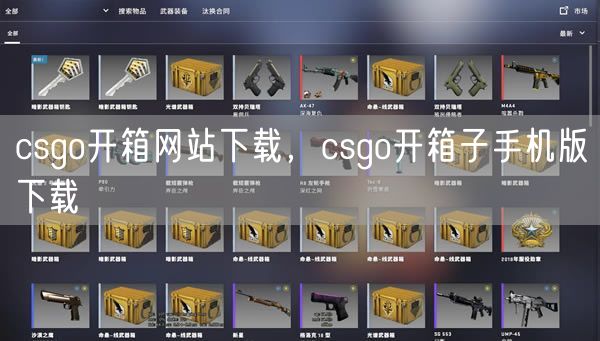 csgo开箱网站下载，csgo开箱子手机版下载