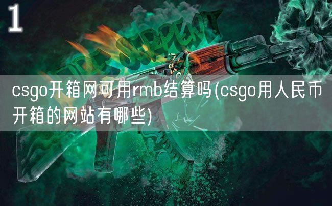 csgo开箱网可用rmb结算吗(csgo用人民币开箱的网站有哪些)