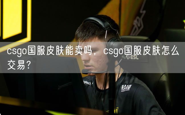 csgo国服皮肤能卖吗，csgo国服皮肤怎么交易？