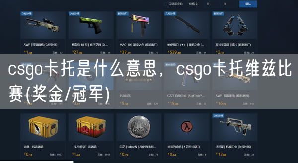 csgo卡托是什么意思，csgo卡托维兹比赛(奖金/冠军)