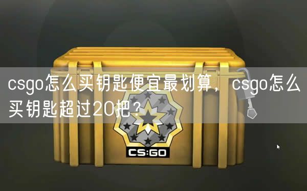 csgo怎么买钥匙便宜最划算，csgo怎么买钥匙超过20把？