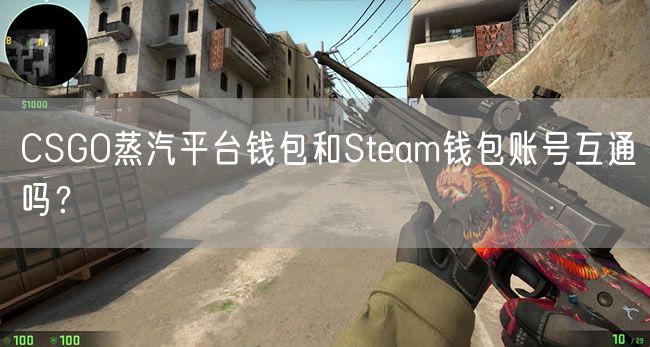 CSGO蒸汽平台钱包和Steam钱包账号互通吗？