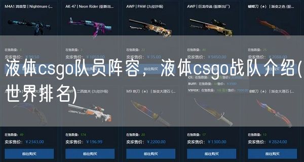 液体csgo队员阵容，液体csgo战队介绍(世界排名)