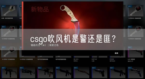 csgo吹风机是警还是匪？