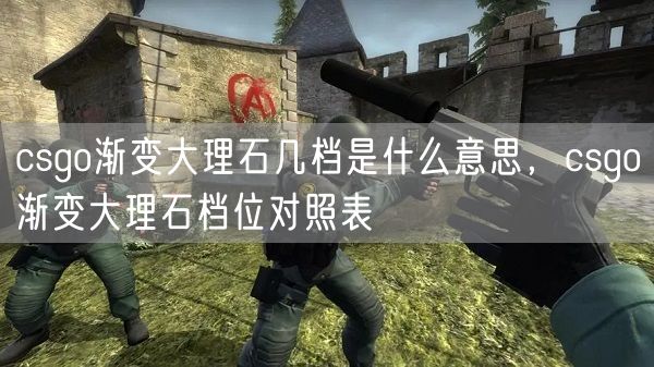 csgo渐变大理石几档是什么意思，csgo渐变大理石档位对照表