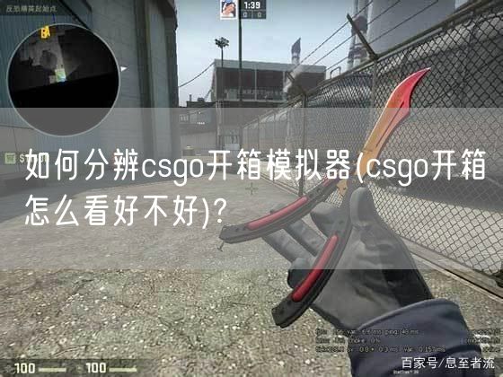 如何分辨csgo开箱模拟器(csgo开箱怎么看好不好)?