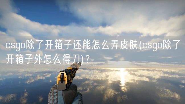 csgo除了开箱子还能怎么弄皮肤(csgo除了开箱子外怎么得刀)？