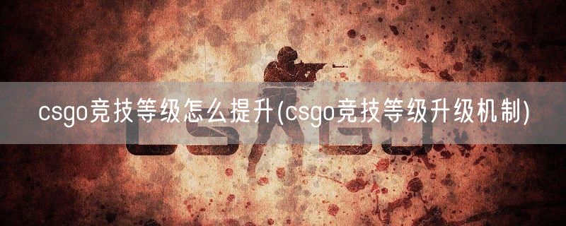 csgo竞技等级怎么提升(csgo竞技等级升级机制)