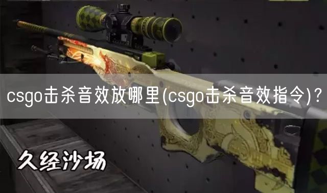 csgo击杀音效放哪里(csgo击杀音效指令)？