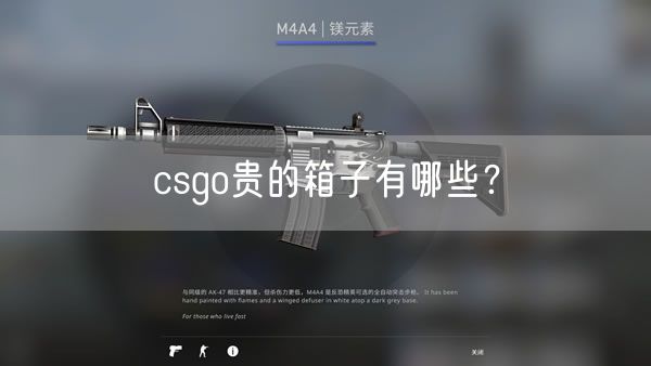 csgo贵的箱子有哪些？