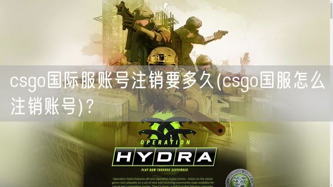 csgo国际服账号注销要多久(csgo国服怎么注销账号)？