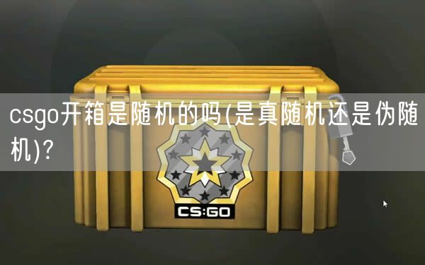 csgo开箱是随机的吗(是真随机还是伪随机)?