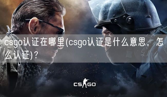 csgo认证在哪里(csgo认证是什么意思，怎么认证)？