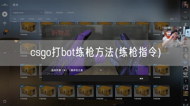 csgo打bot练枪方法(练枪指令)