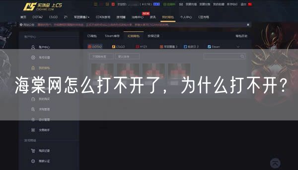 海棠网怎么打不开了，为什么打不开？