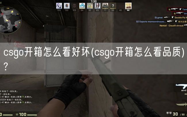 csgo开箱怎么看好坏(csgo开箱怎么看品质)?