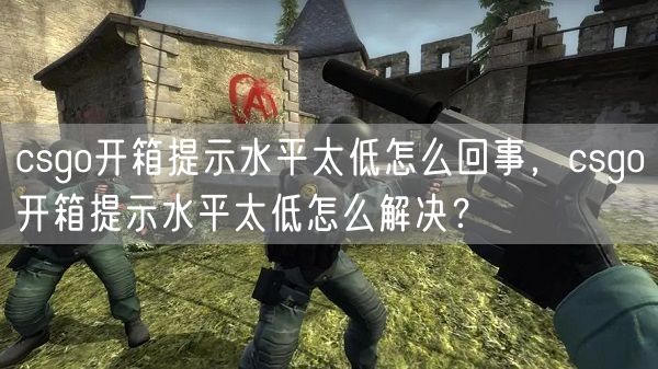 csgo开箱提示水平太低怎么回事，csgo开箱提示水平太低怎么解决？