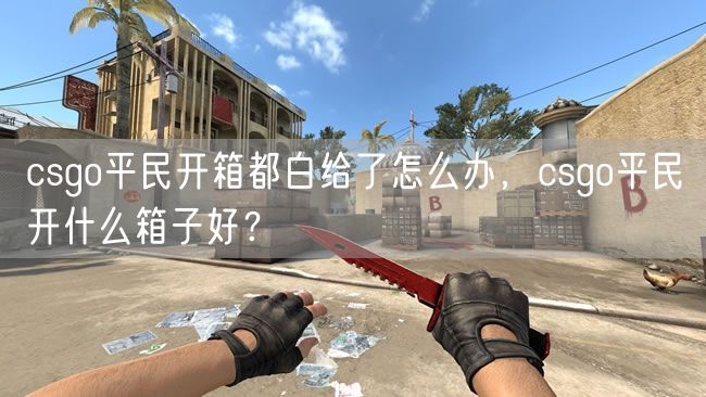 csgo平民开箱都白给了怎么办，csgo平民开什么箱子好？