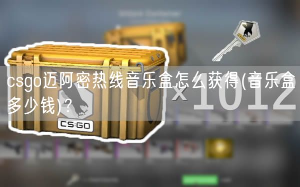 csgo迈阿密热线音乐盒怎么获得(音乐盒多少钱)？