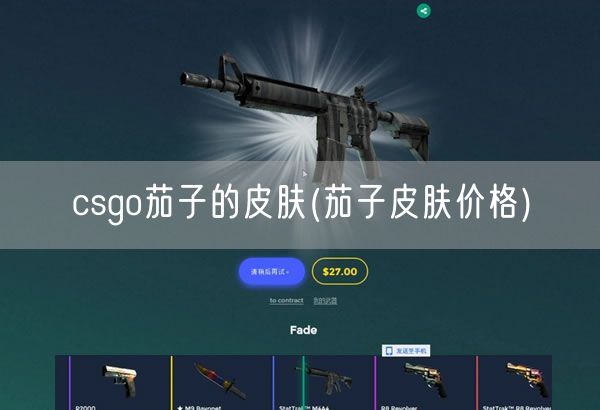 csgo茄子的皮肤(茄子皮肤价格)