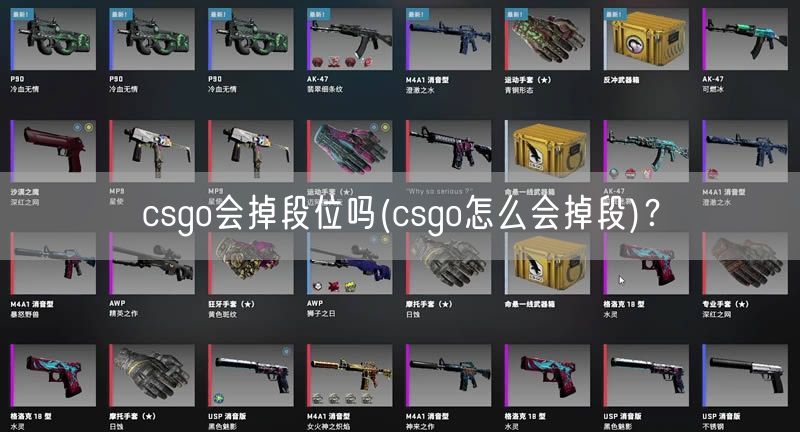 csgo会掉段位吗(csgo怎么会掉段)？