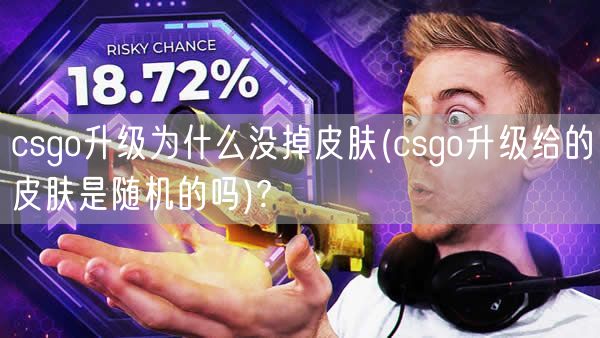 csgo升级为什么没掉皮肤(csgo升级给的皮肤是随机的吗)?