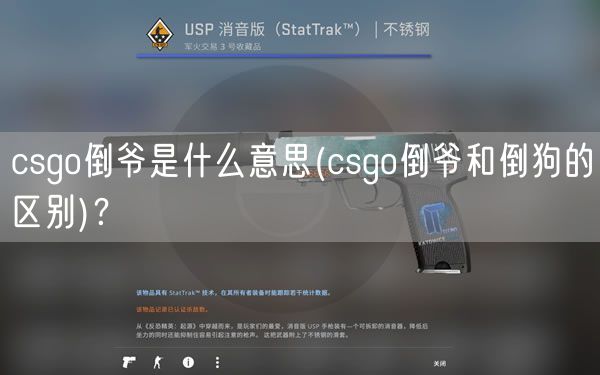 csgo倒爷是什么意思(csgo倒爷和倒狗的区别)？