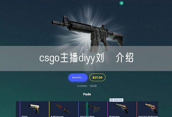 csgo主播diyy刘頔介绍