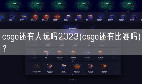 csgo还有人玩吗2023(csgo还有比赛吗)？