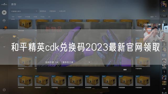 和平精英cdk兑换码2023最新官网领取