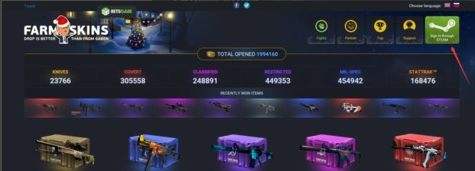 CSGO网站开箱farmskins 国外开箱子网址